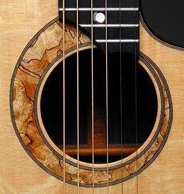 Spalted Maple Rosette