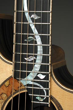 Mother of Pearl and Abalone Vine Inlay