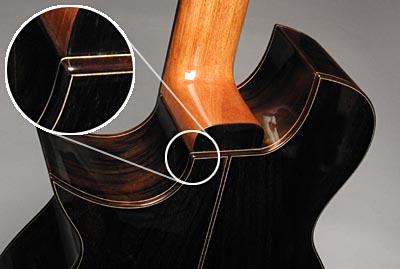 Indian Rosewood Binding with Purfling